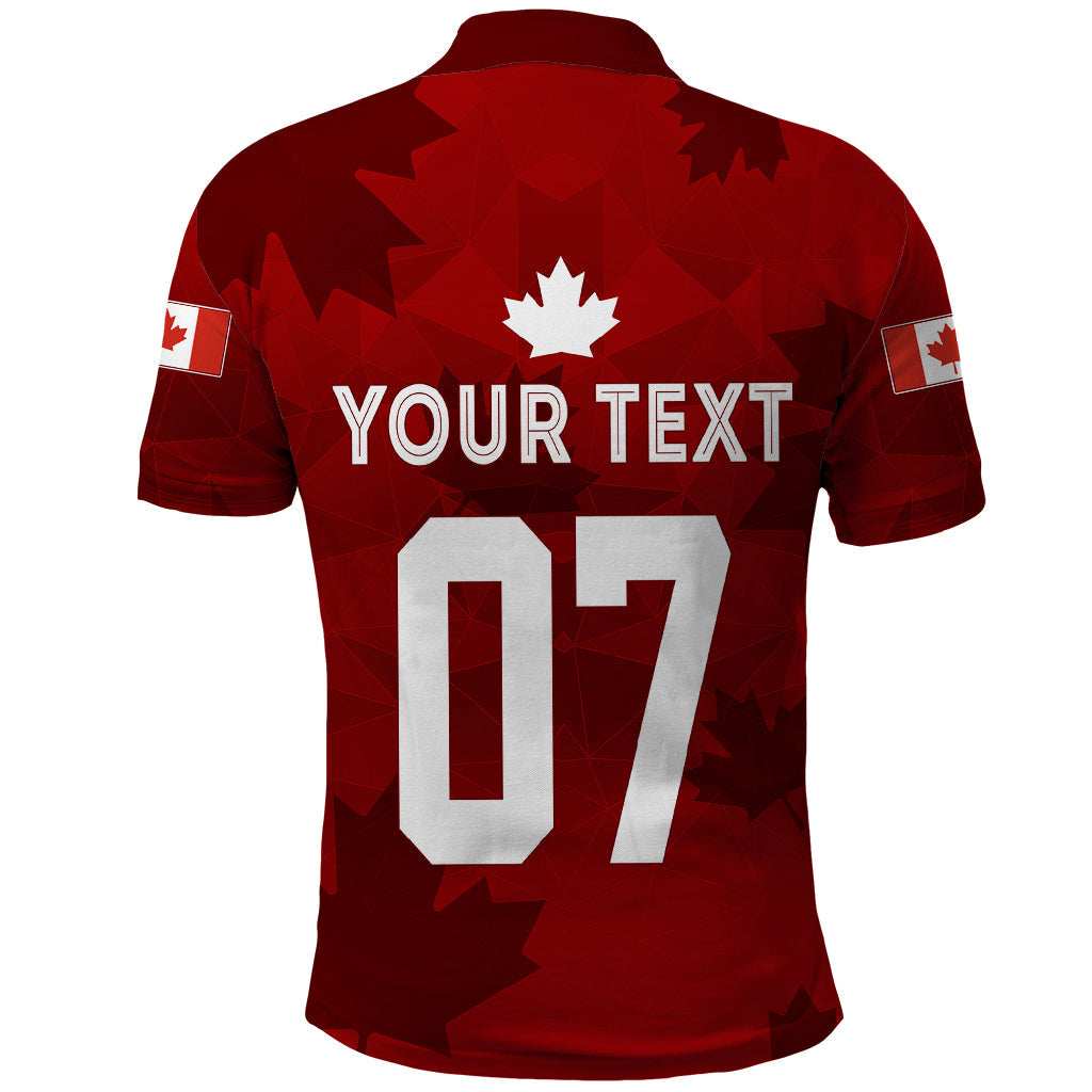 Personalised Canada Soccer Polo Shirt Women's WC 2023 Maple Style LT7