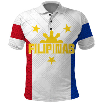 Personalised Philippines Football Polo Shirt Women's WC 2023 Filipinas Basic Ver LT7