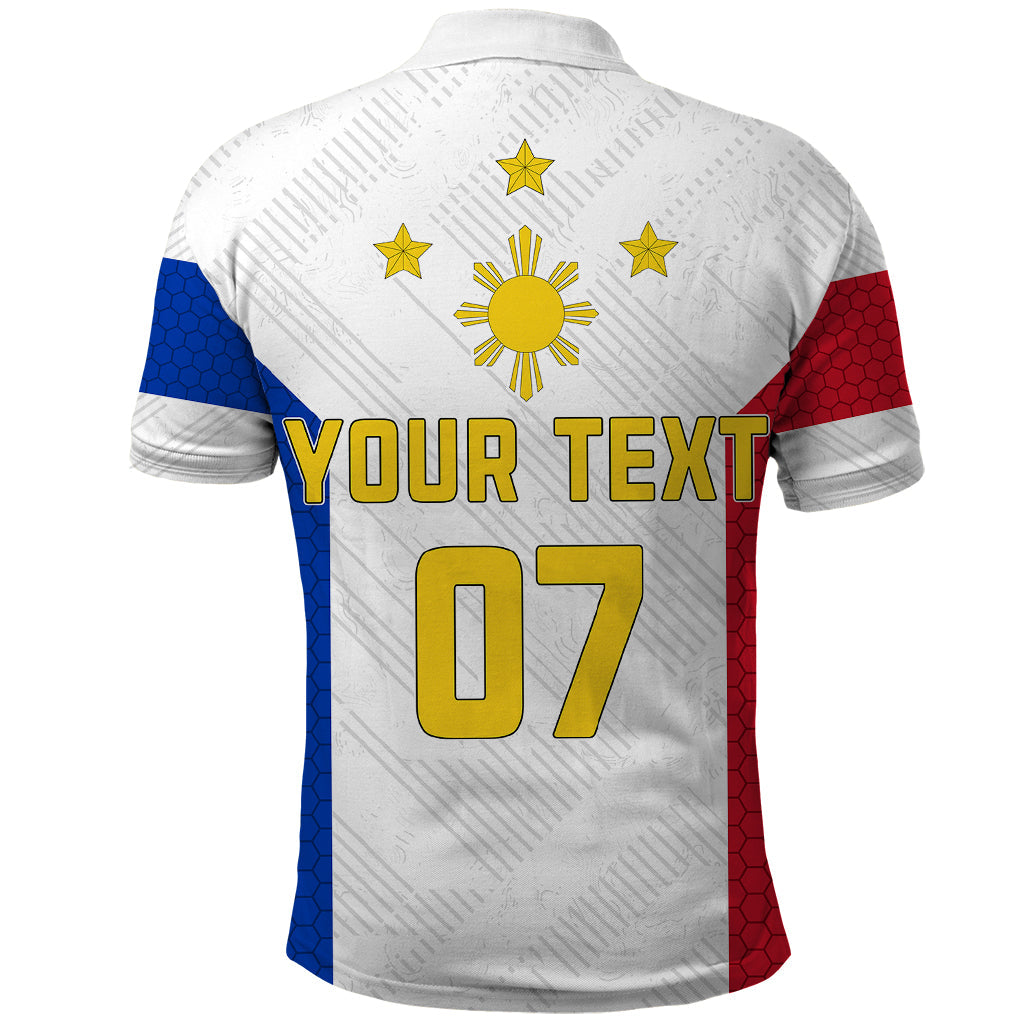 Personalised Philippines Football Polo Shirt Women's WC 2023 Filipinas Basic Ver LT7