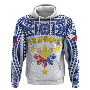 Personalised Philippines Football Hoodie Women's WC 2023 Filipinas Tribal Ver LT7