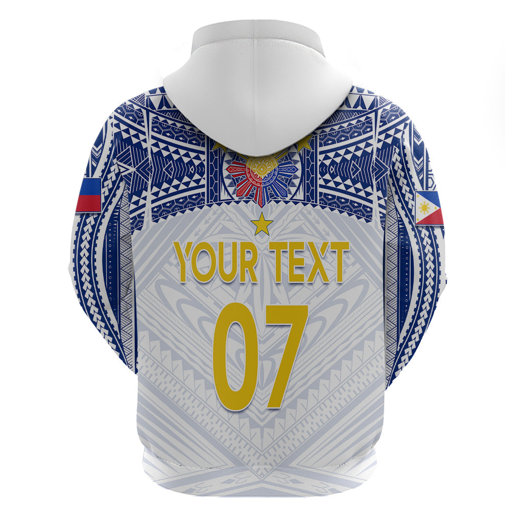 Personalised Philippines Football Hoodie Women's WC 2023 Filipinas Tribal Ver LT7