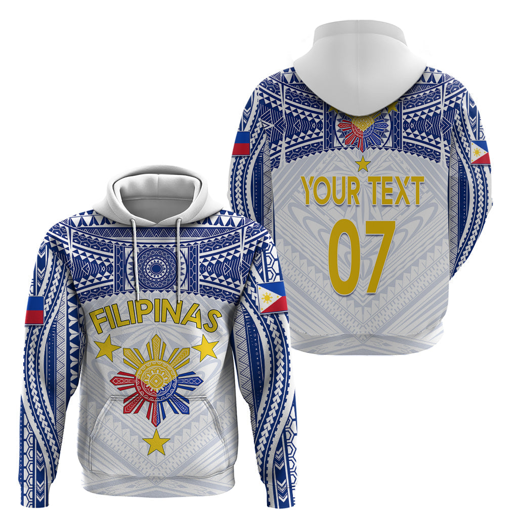 Personalised Philippines Football Hoodie Women's WC 2023 Filipinas Tribal Ver LT7