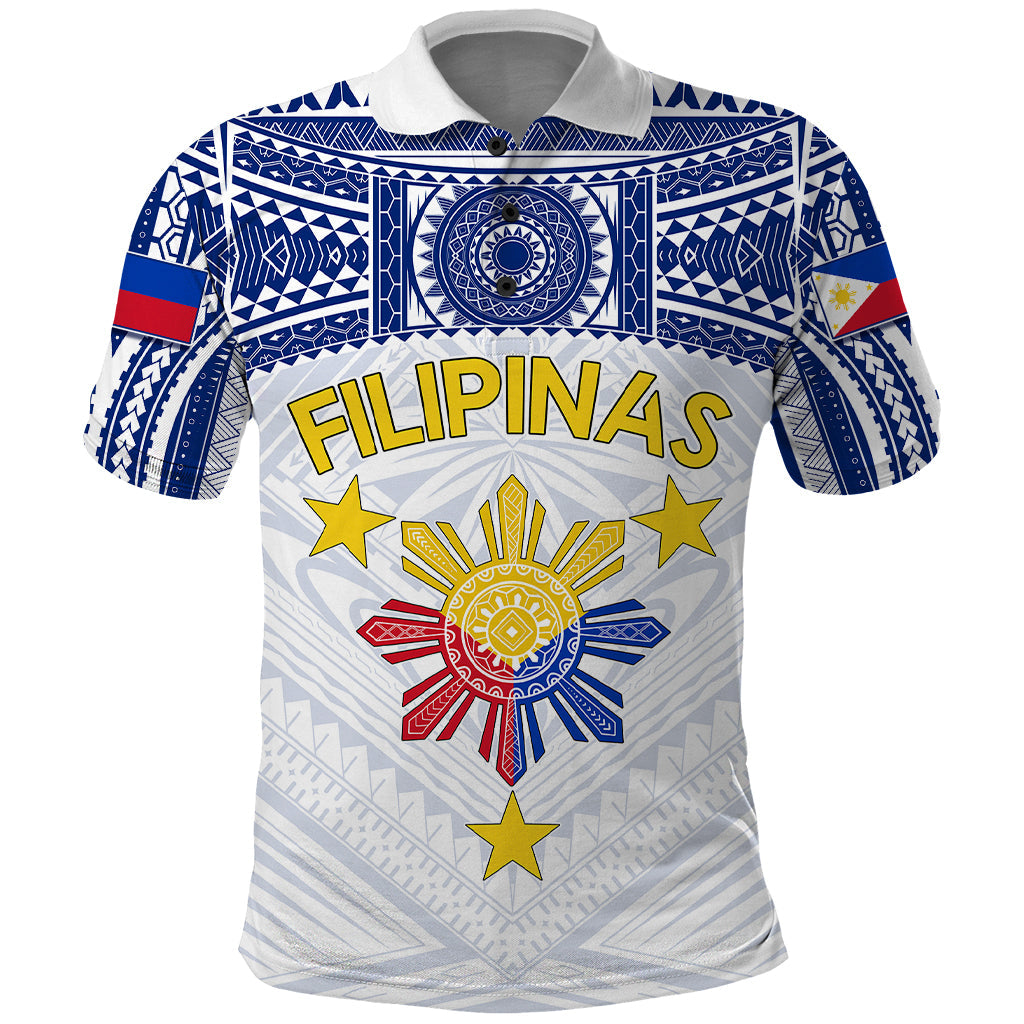 Personalised Philippines Football Polo Shirt Women's WC 2023 Filipinas Tribal Ver LT7