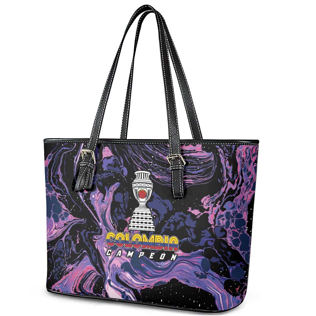 Colombia Football Leather Tote Bag Cano Cristales Style - Todos Somos Campeon LT7