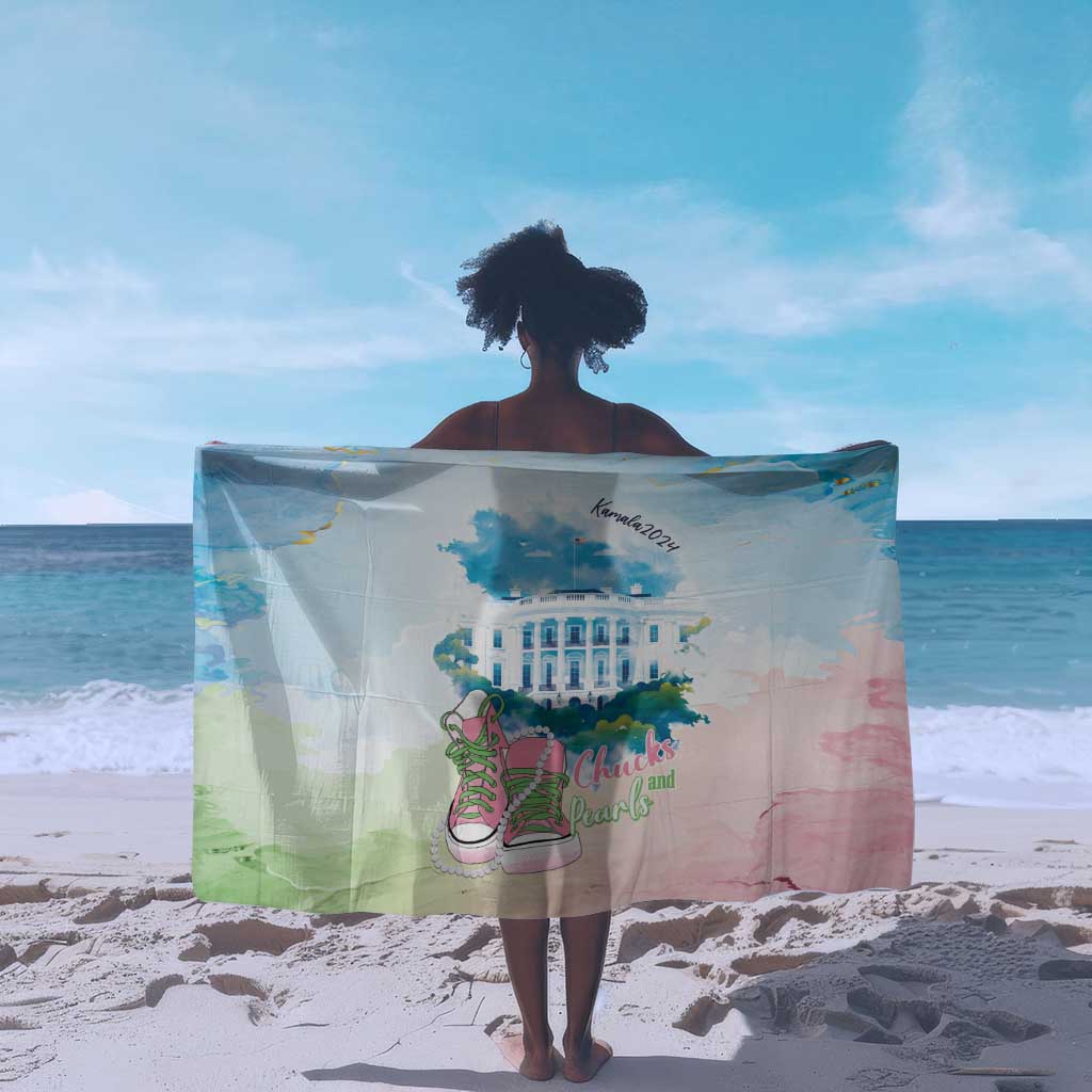 Chucks N Pearls 2024 Sarong Pink Green Rocking The World LT7