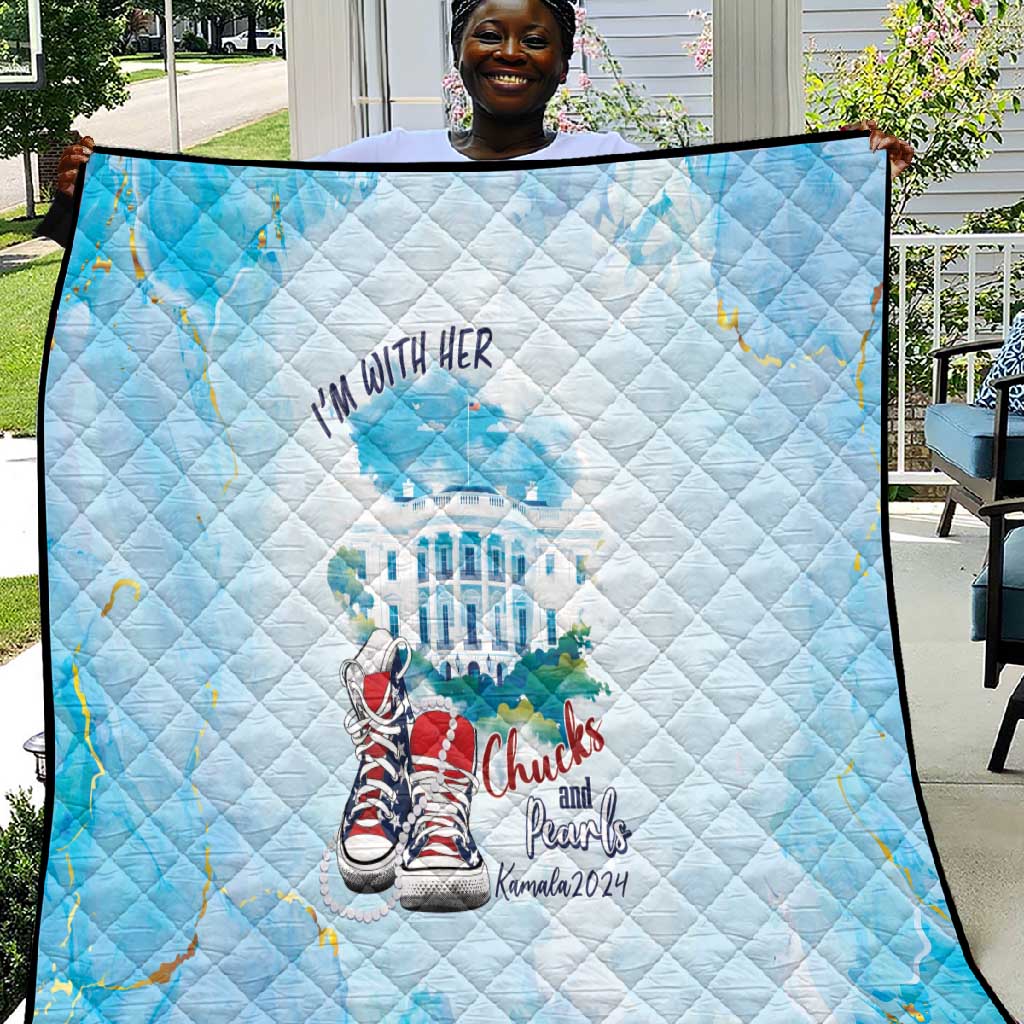 Chucks N Pearls 2024 Quilt I'm With Her LT7
