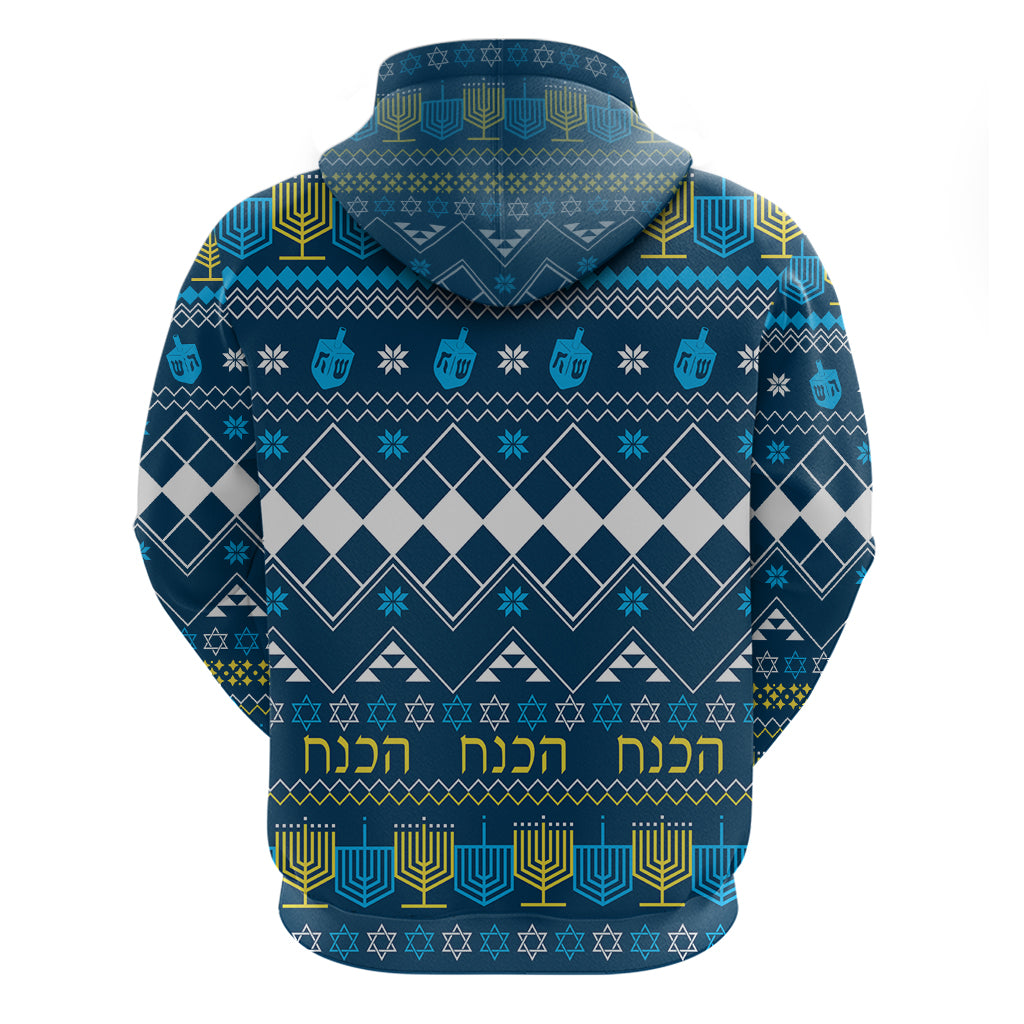 Happy Hanukkah Hoodie Love and Lights Menorah LT7