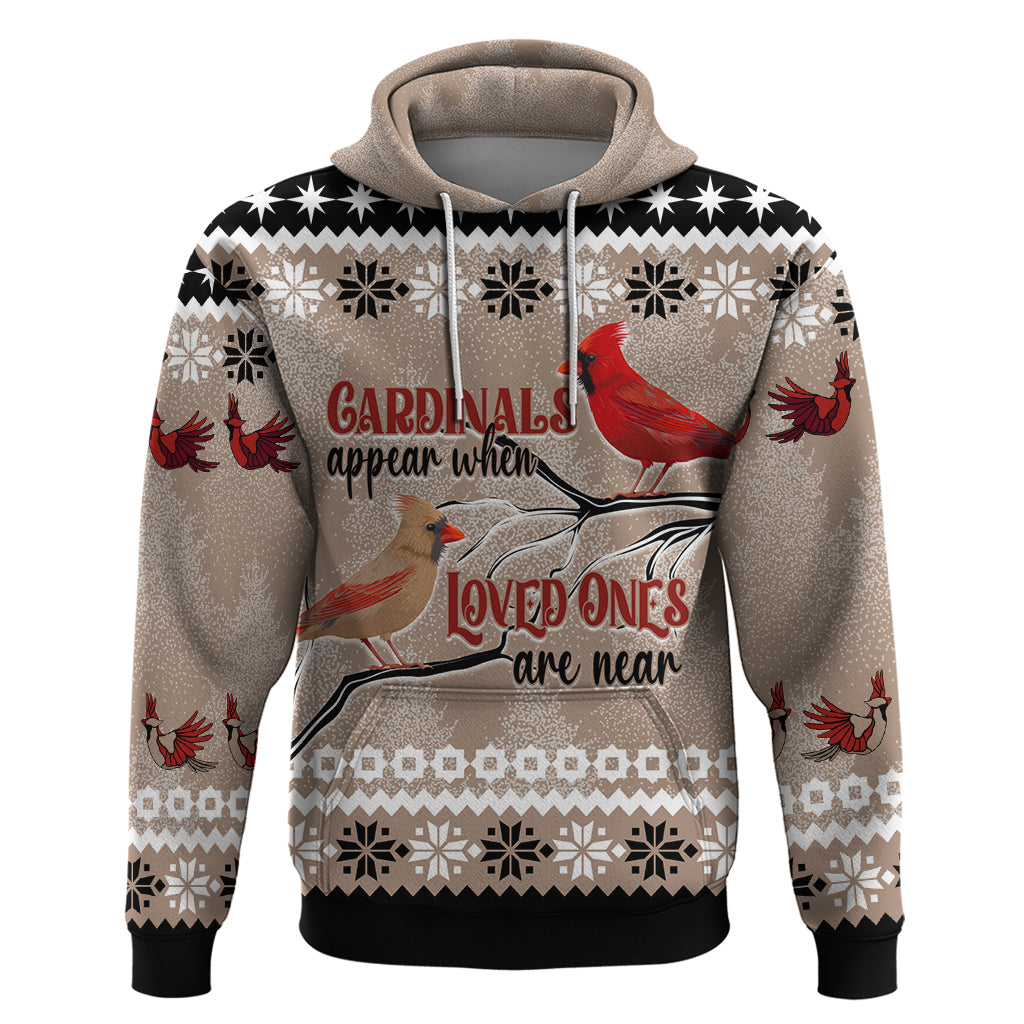 Christmas Cardinal Birds Hoodie Cardinals Appear When Loved Ones Are Near LT7