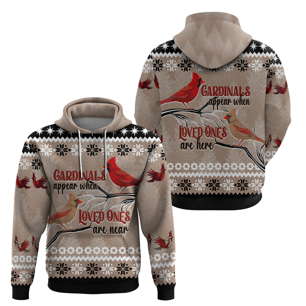 Christmas Cardinal Birds Hoodie Cardinals Appear When Loved Ones Are Near LT7