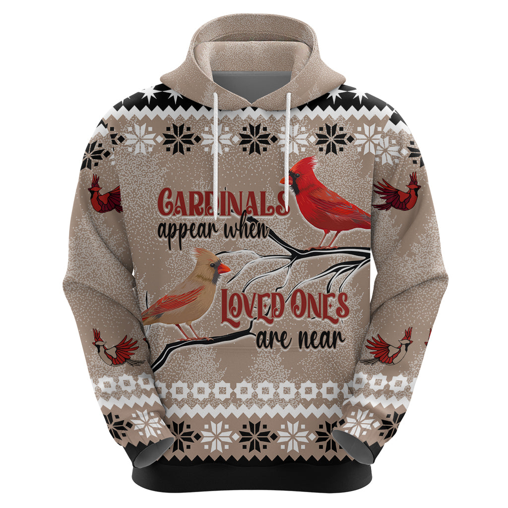 Christmas Cardinal Birds Hoodie Cardinals Appear When Loved Ones Are Near LT7