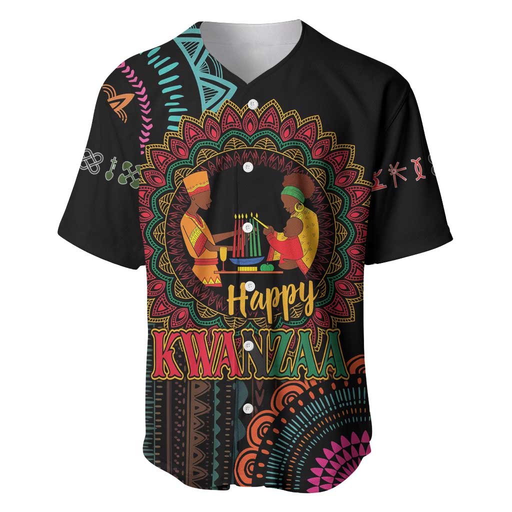 Africa Happy Kwanzaa Baseball Jersey Nguzo Saba LT7