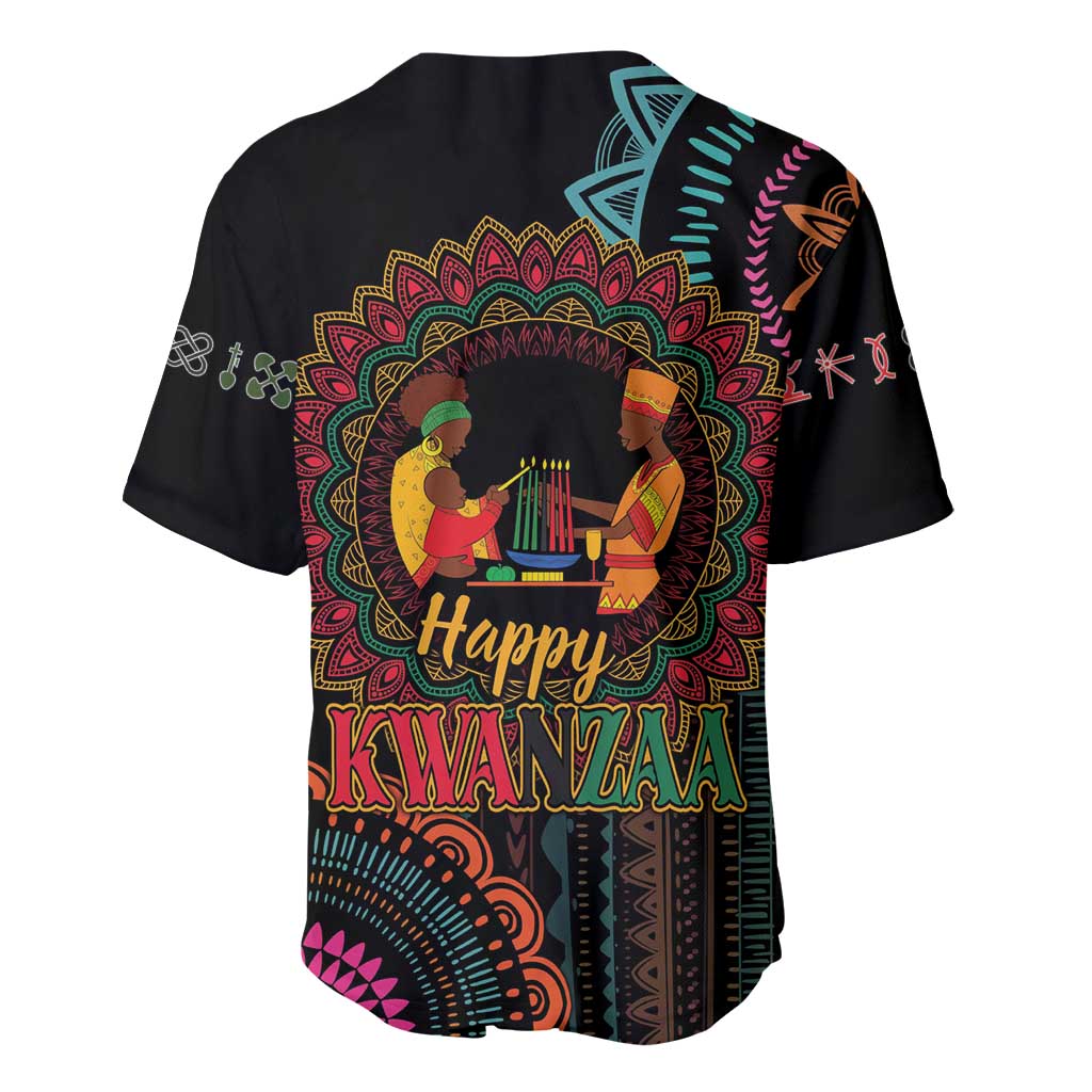 Africa Happy Kwanzaa Baseball Jersey Nguzo Saba LT7