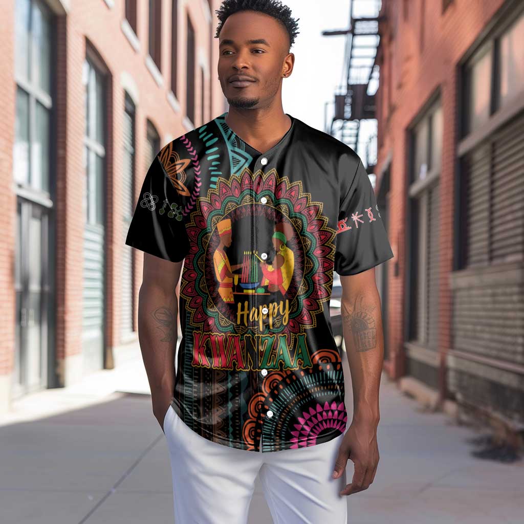 Africa Happy Kwanzaa Baseball Jersey Nguzo Saba LT7