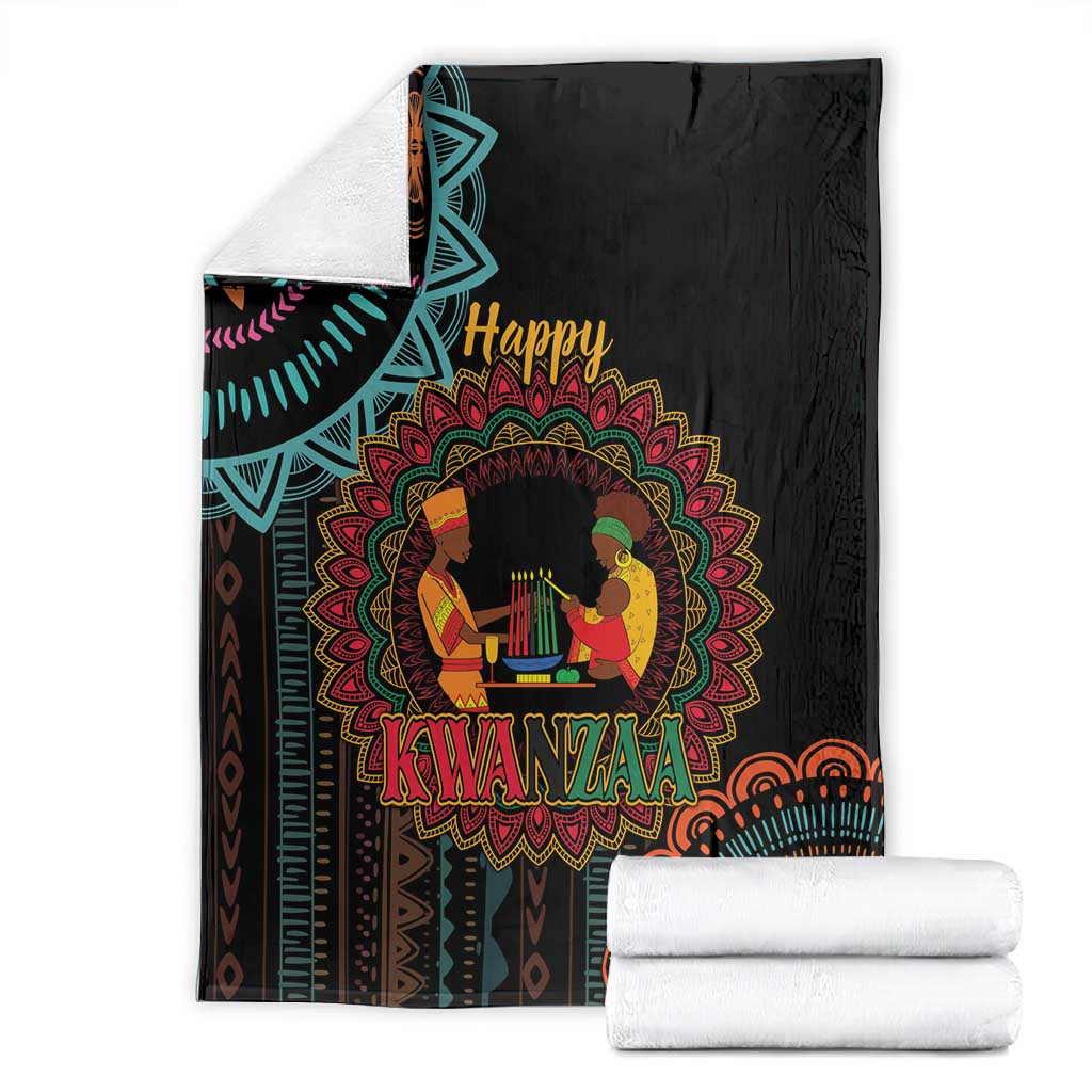 Africa Happy Kwanzaa Blanket Nguzo Saba LT7