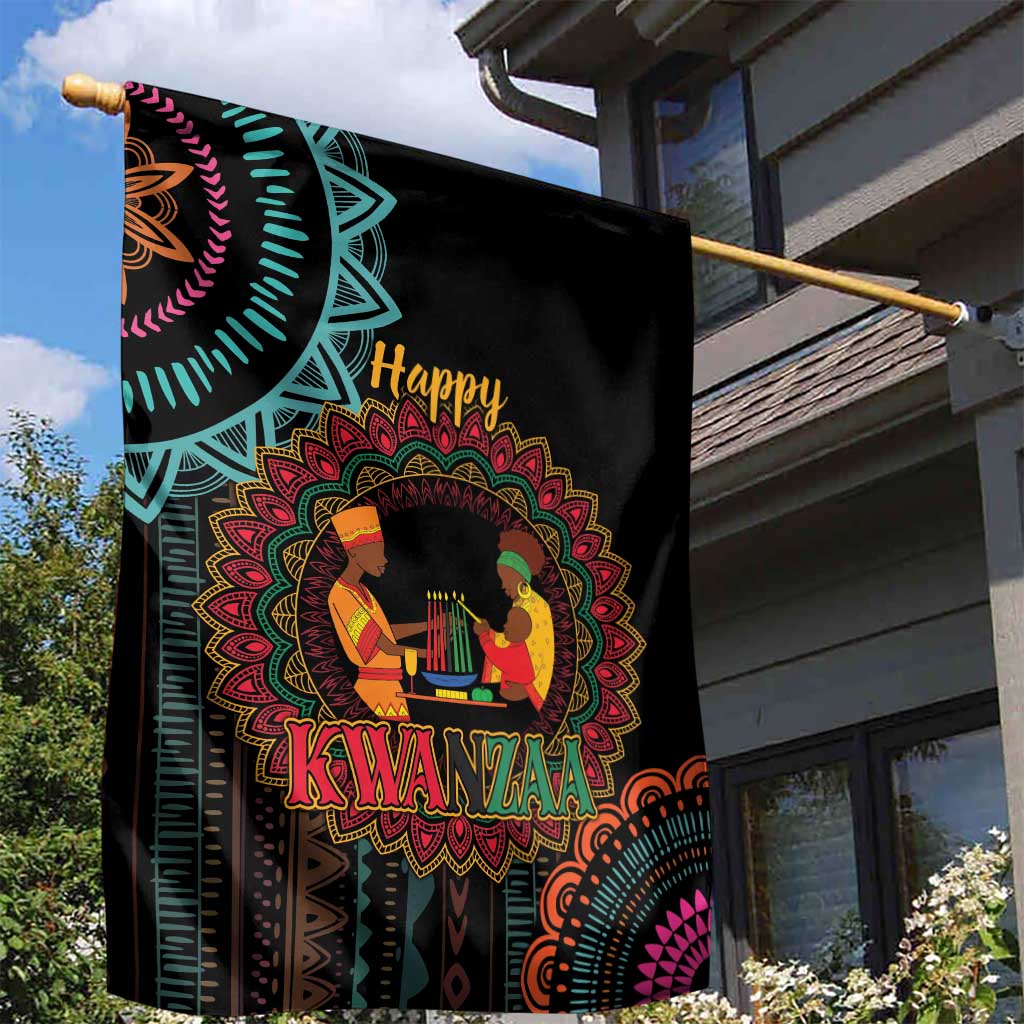 Africa Happy Kwanzaa Garden Flag Nguzo Saba LT7