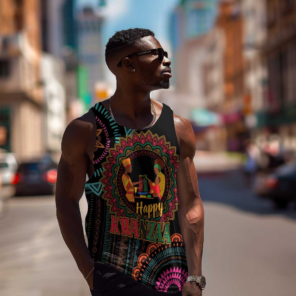 Africa Happy Kwanzaa Men Tank Top Nguzo Saba LT7