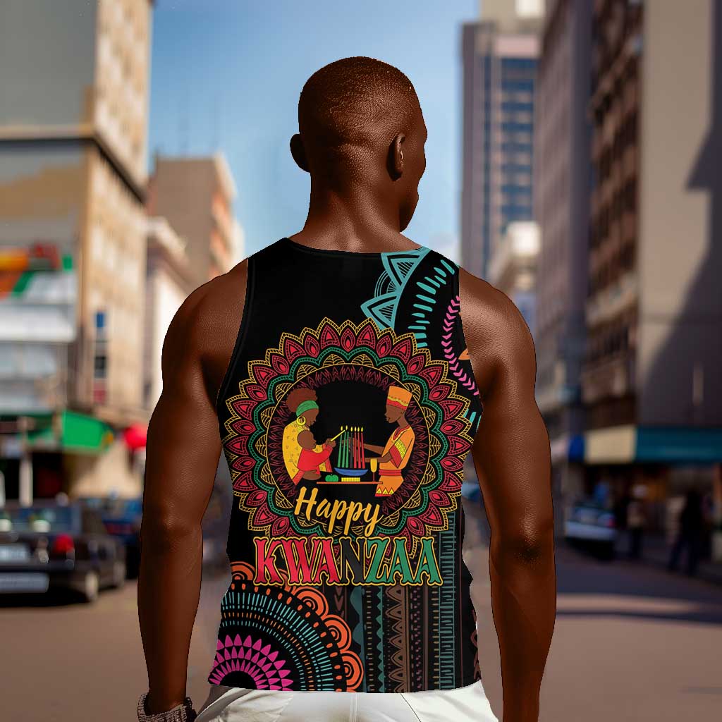 Africa Happy Kwanzaa Men Tank Top Nguzo Saba LT7