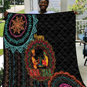 Africa Happy Kwanzaa Quilt Nguzo Saba LT7
