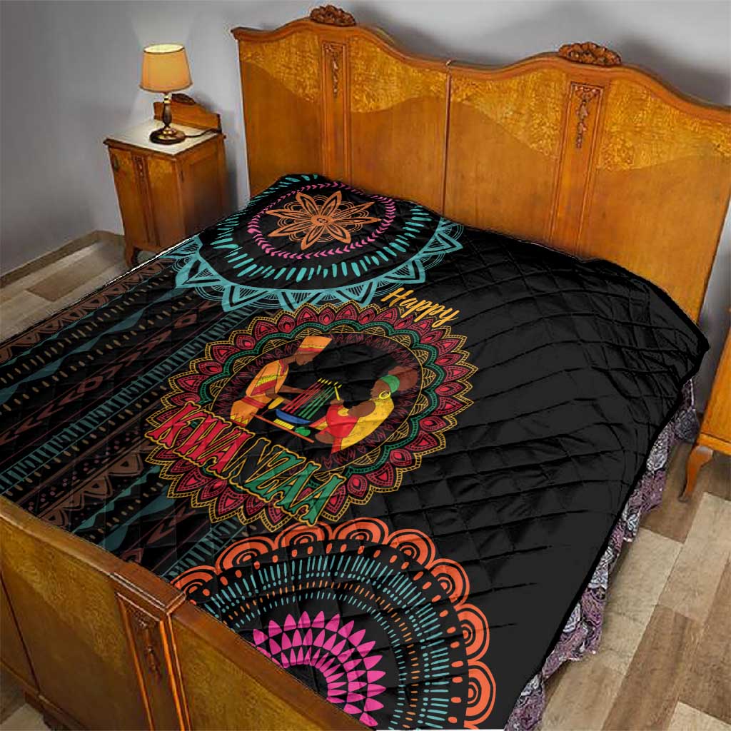 Africa Happy Kwanzaa Quilt Nguzo Saba LT7
