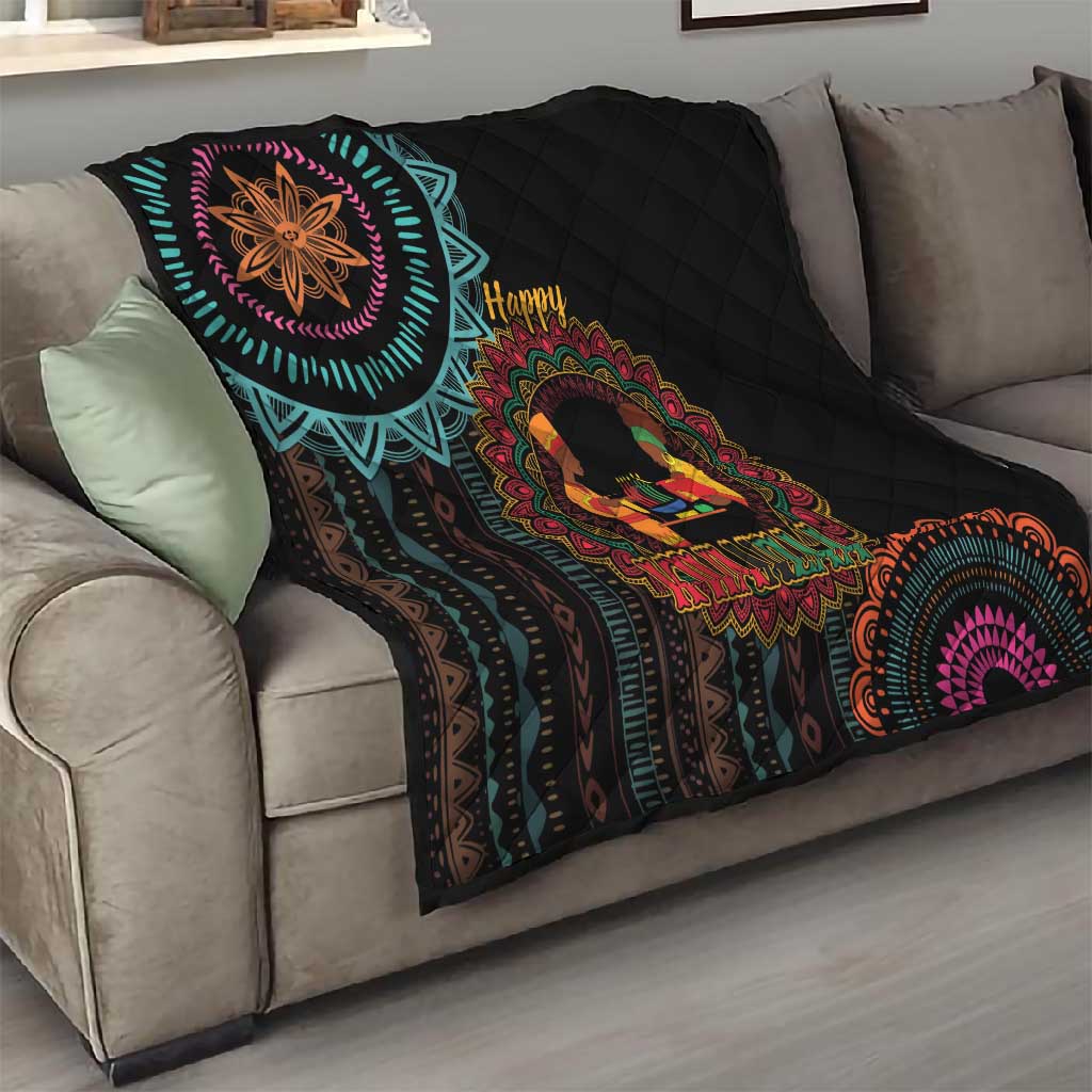Africa Happy Kwanzaa Quilt Nguzo Saba LT7