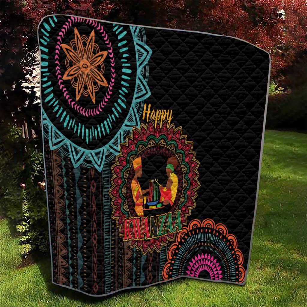 Africa Happy Kwanzaa Quilt Nguzo Saba LT7