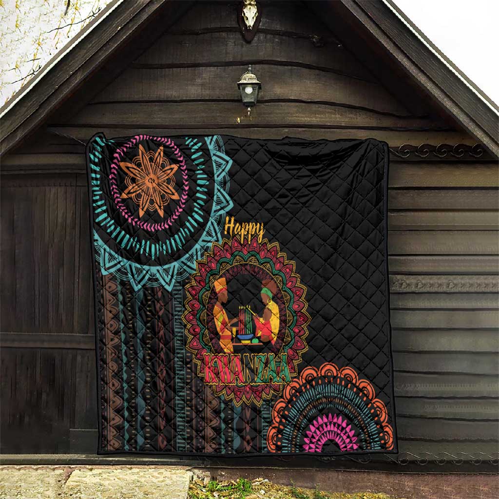 Africa Happy Kwanzaa Quilt Nguzo Saba LT7