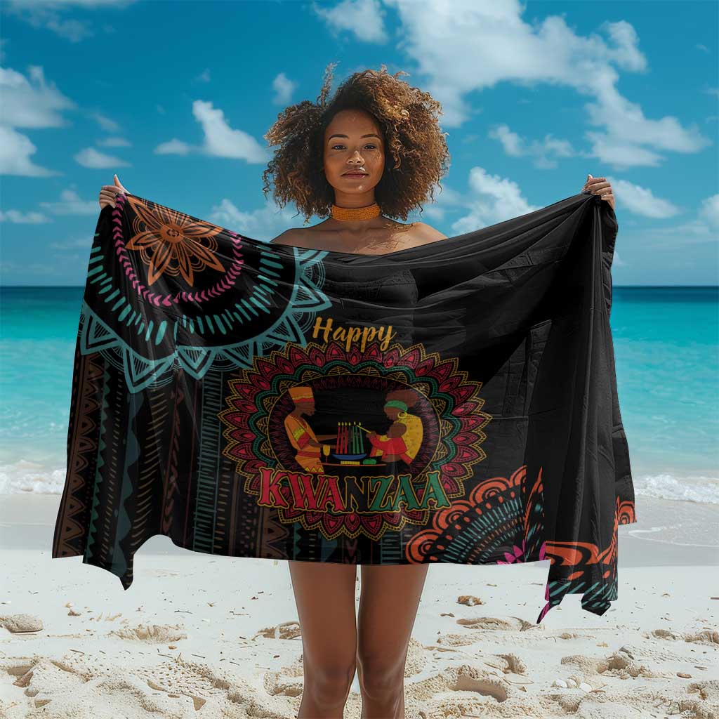 Africa Happy Kwanzaa Sarong Nguzo Saba LT7