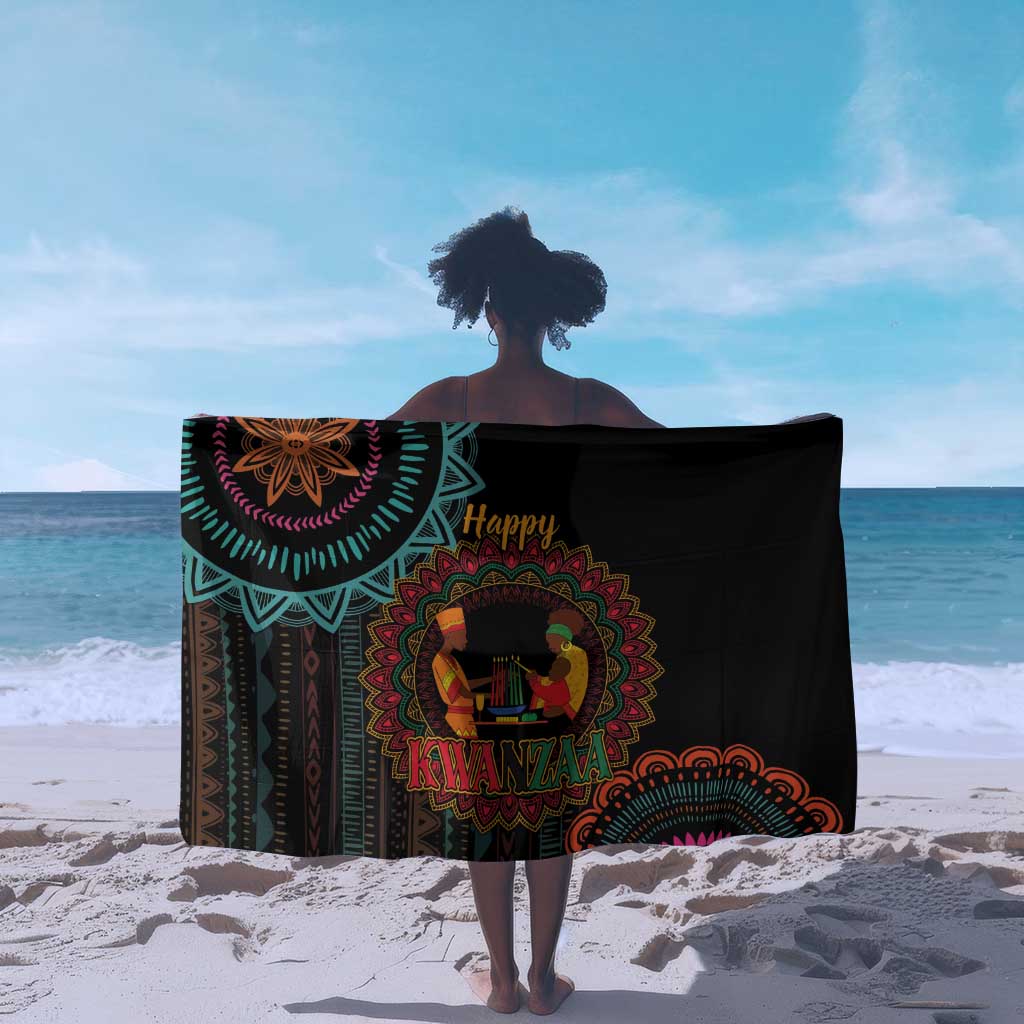 Africa Happy Kwanzaa Sarong Nguzo Saba LT7
