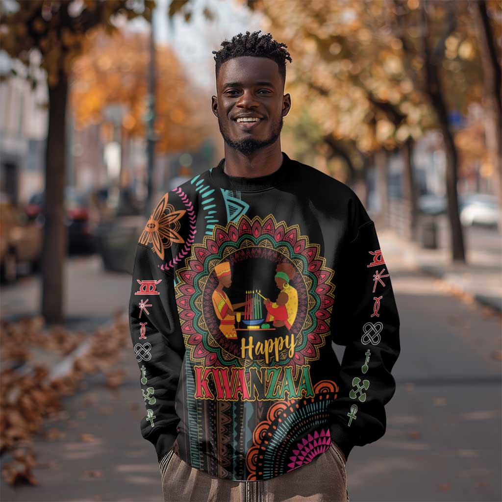 Africa Happy Kwanzaa Sweatshirt Nguzo Saba LT7