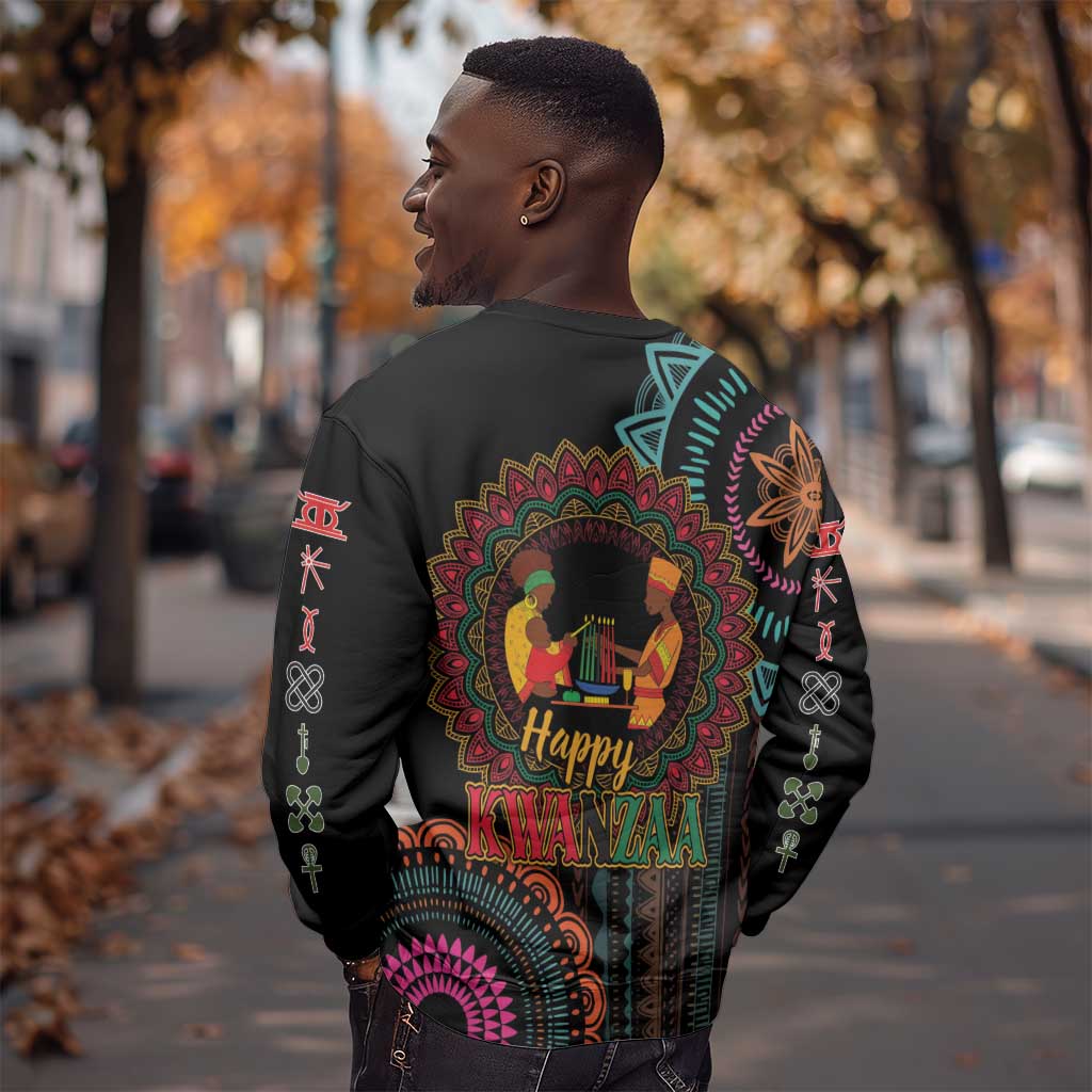 Africa Happy Kwanzaa Sweatshirt Nguzo Saba LT7