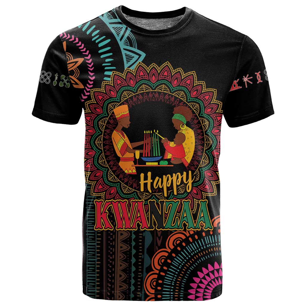 Africa Happy Kwanzaa T shirt Nguzo Saba LT7