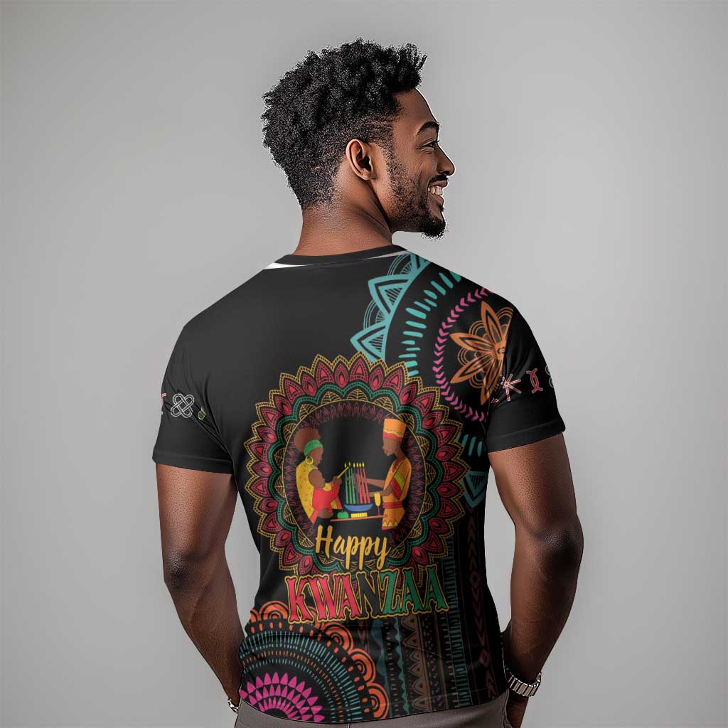 Africa Happy Kwanzaa T shirt Nguzo Saba LT7