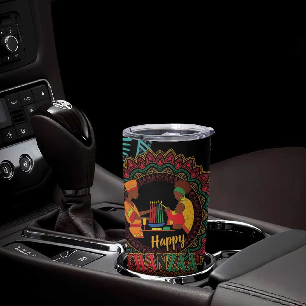Africa Happy Kwanzaa Tumbler Cup Nguzo Saba LT7
