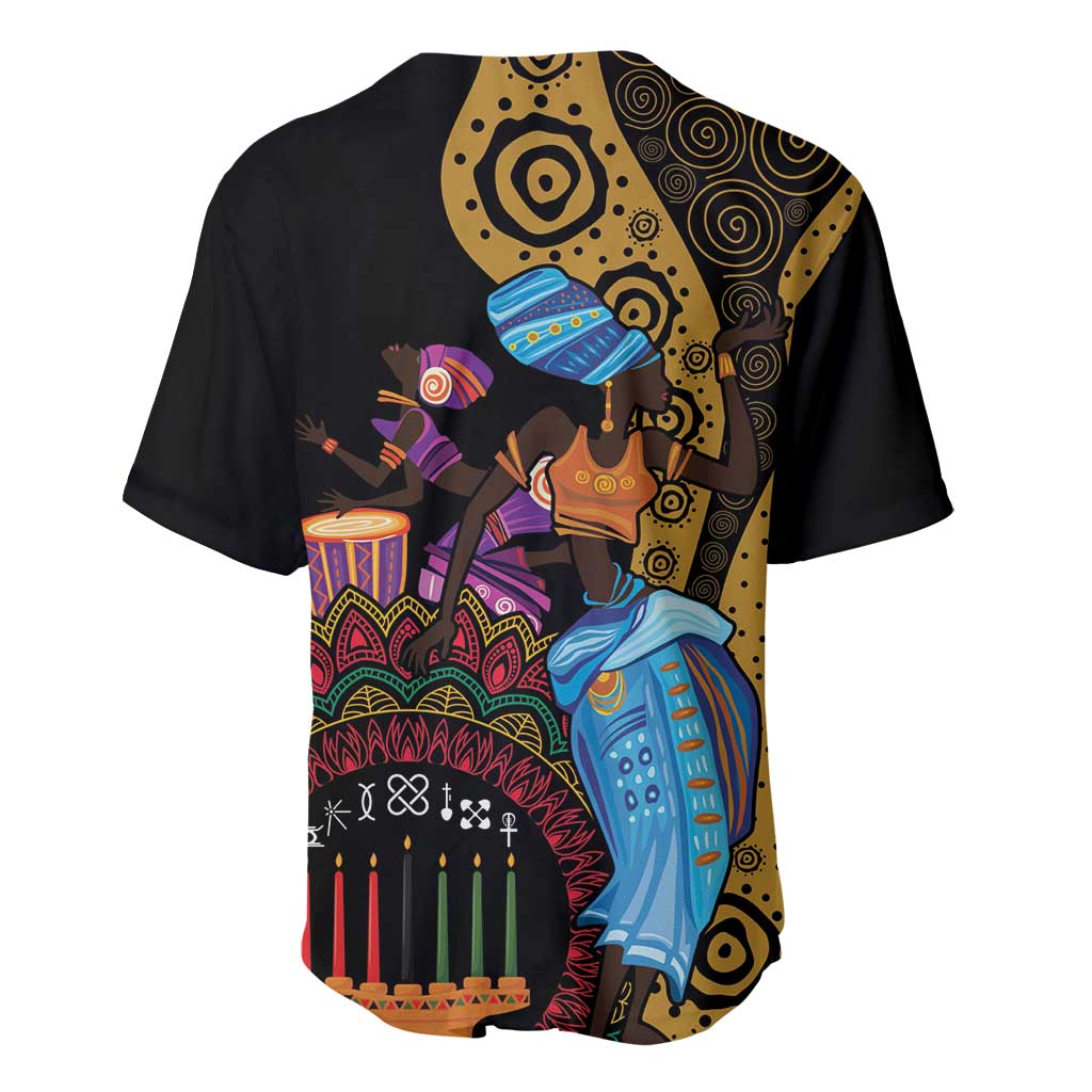 Africa Happy Kwanzaa Baseball Jersey Tribal Dance LT7