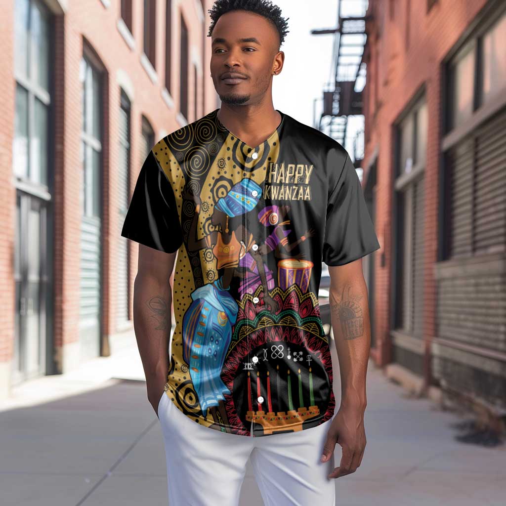 Africa Happy Kwanzaa Baseball Jersey Tribal Dance LT7