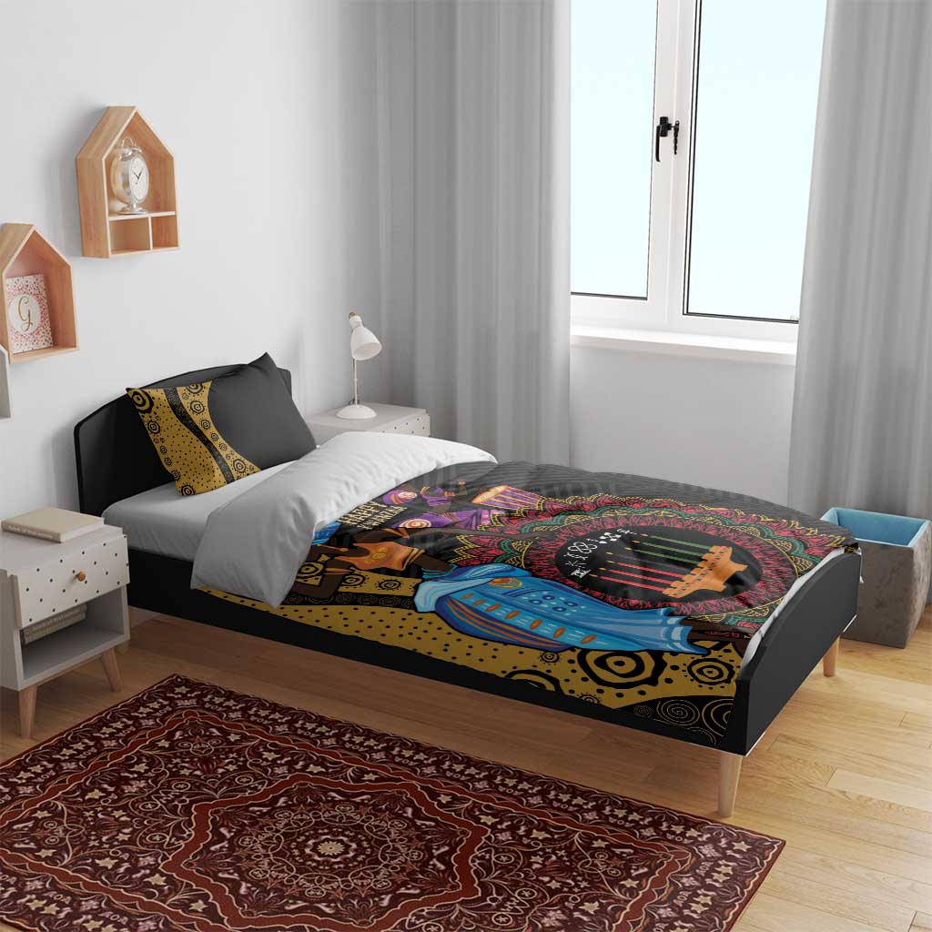Africa Happy Kwanzaa Bedding Set Tribal Dance LT7