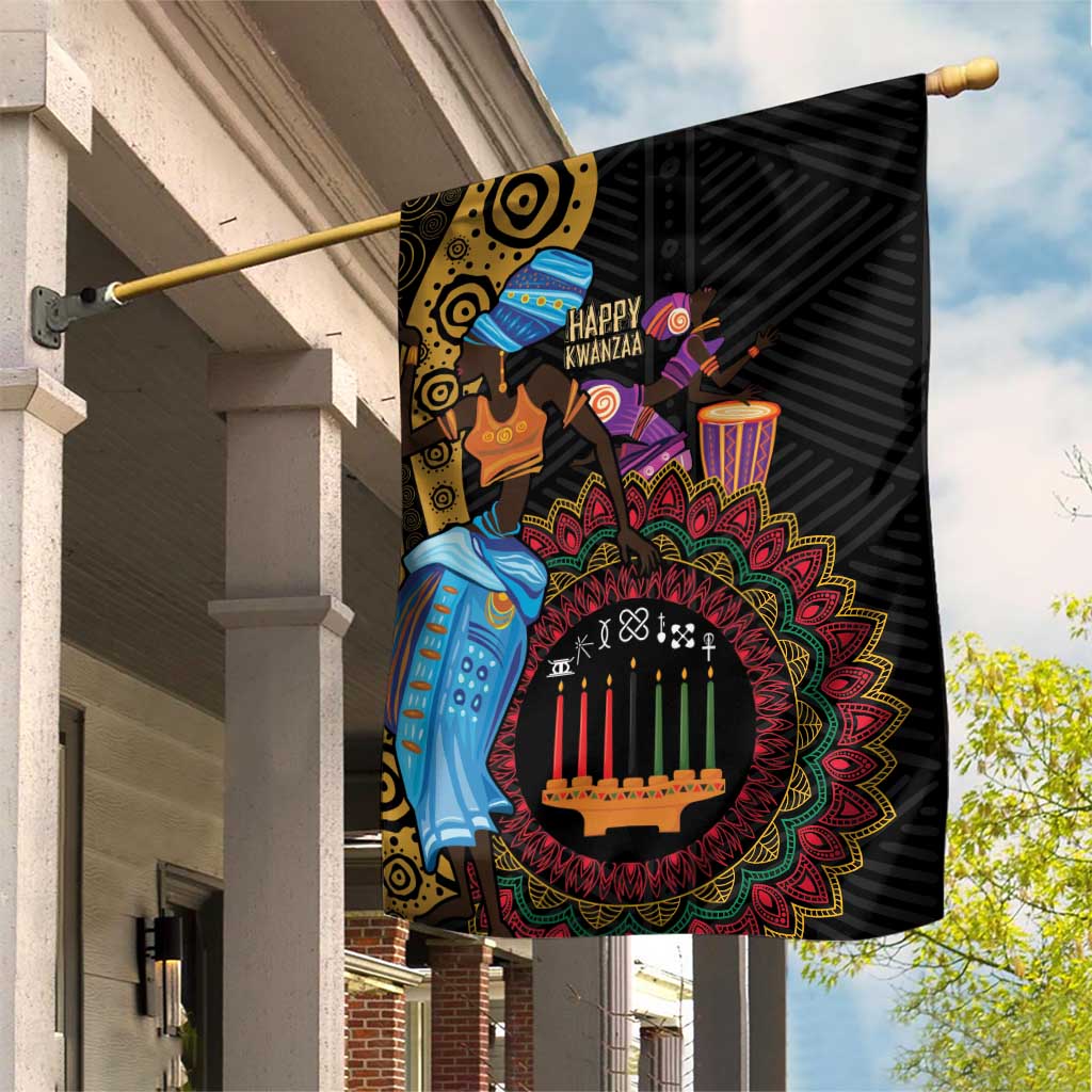 Africa Happy Kwanzaa Garden Flag Tribal Dance LT7