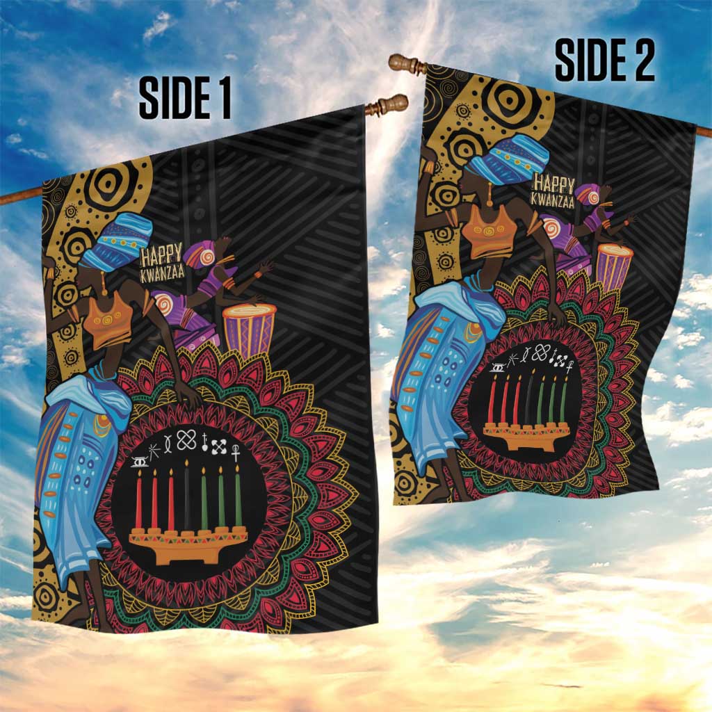Africa Happy Kwanzaa Garden Flag Tribal Dance LT7