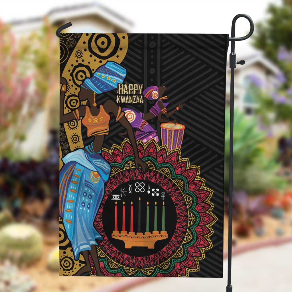 Africa Happy Kwanzaa Garden Flag Tribal Dance LT7