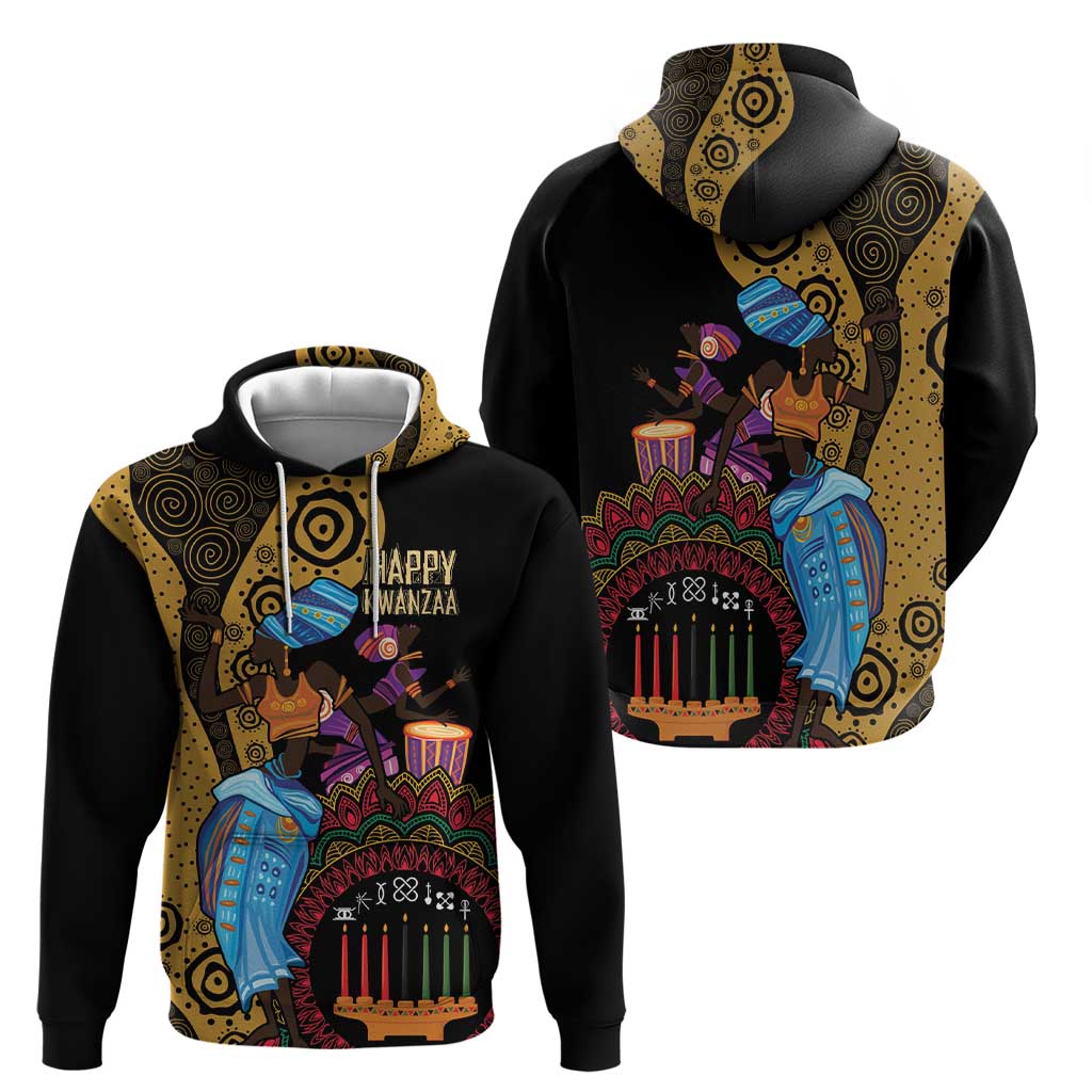 Happy Kwanzaa African Hoodie Tribal Dance LT7