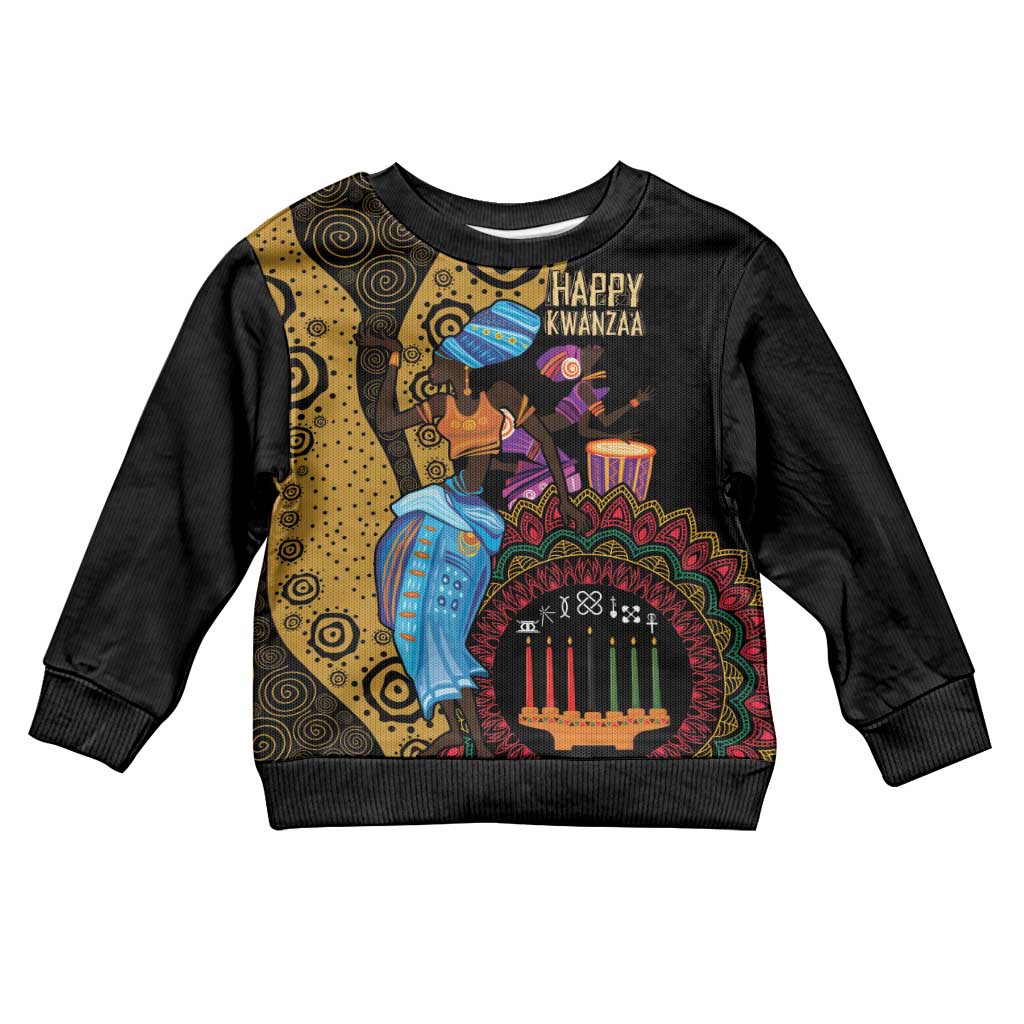 Happy Kwanzaa African Kid Ugly Christmas Sweater Tribal Dance LT7