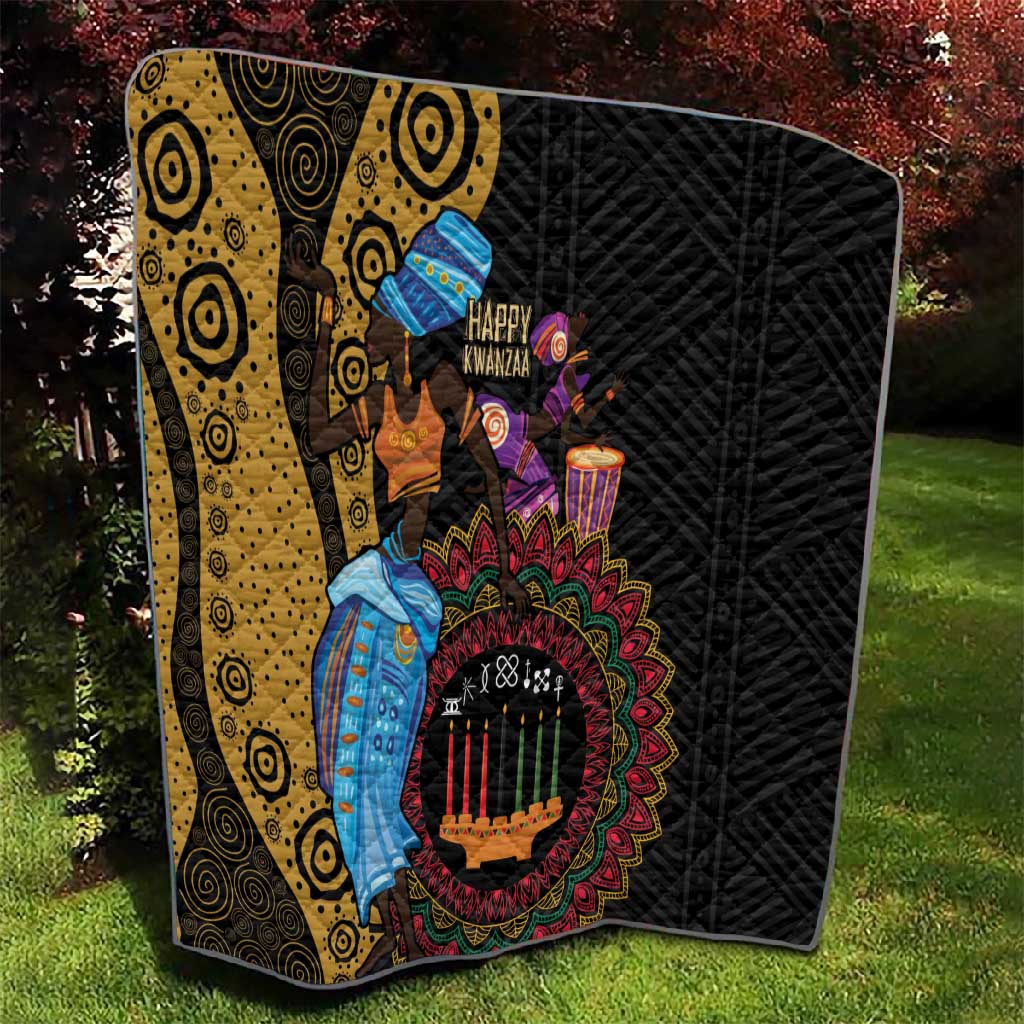 Africa Happy Kwanzaa Quilt Tribal Dance LT7