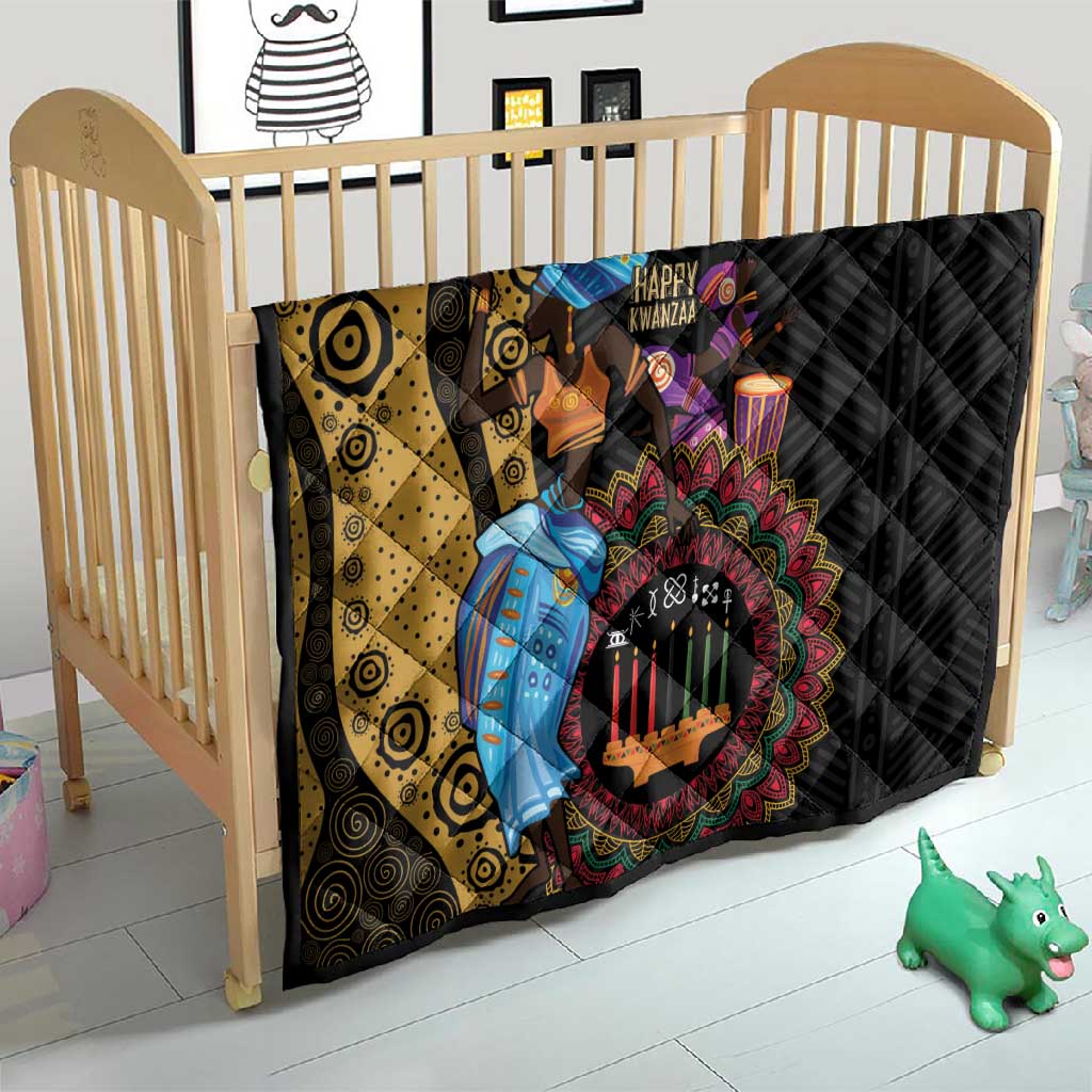 Africa Happy Kwanzaa Quilt Tribal Dance LT7