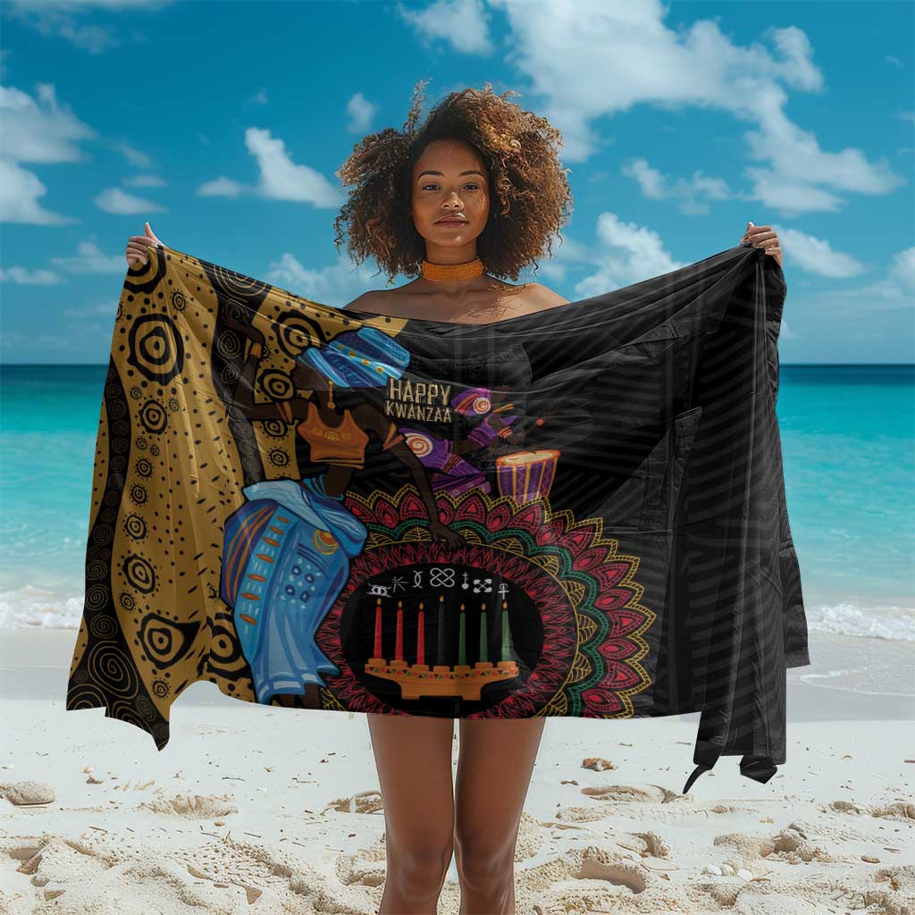 Africa Happy Kwanzaa Sarong Tribal Dance LT7