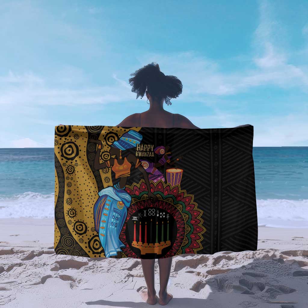Africa Happy Kwanzaa Sarong Tribal Dance LT7