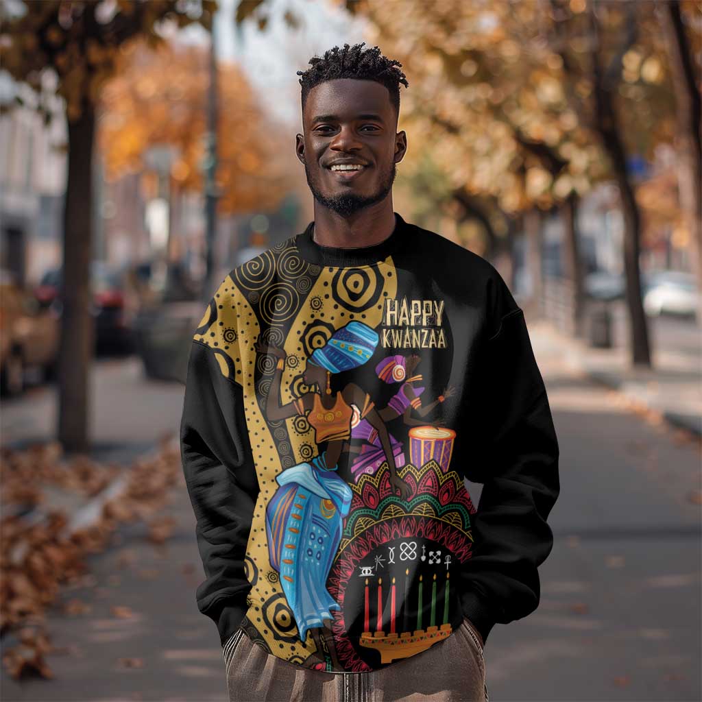 Africa Happy Kwanzaa Sweatshirt Tribal Dance LT7