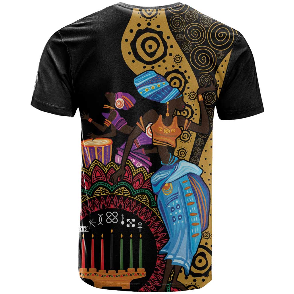 Africa Happy Kwanzaa T shirt Tribal Dance LT7