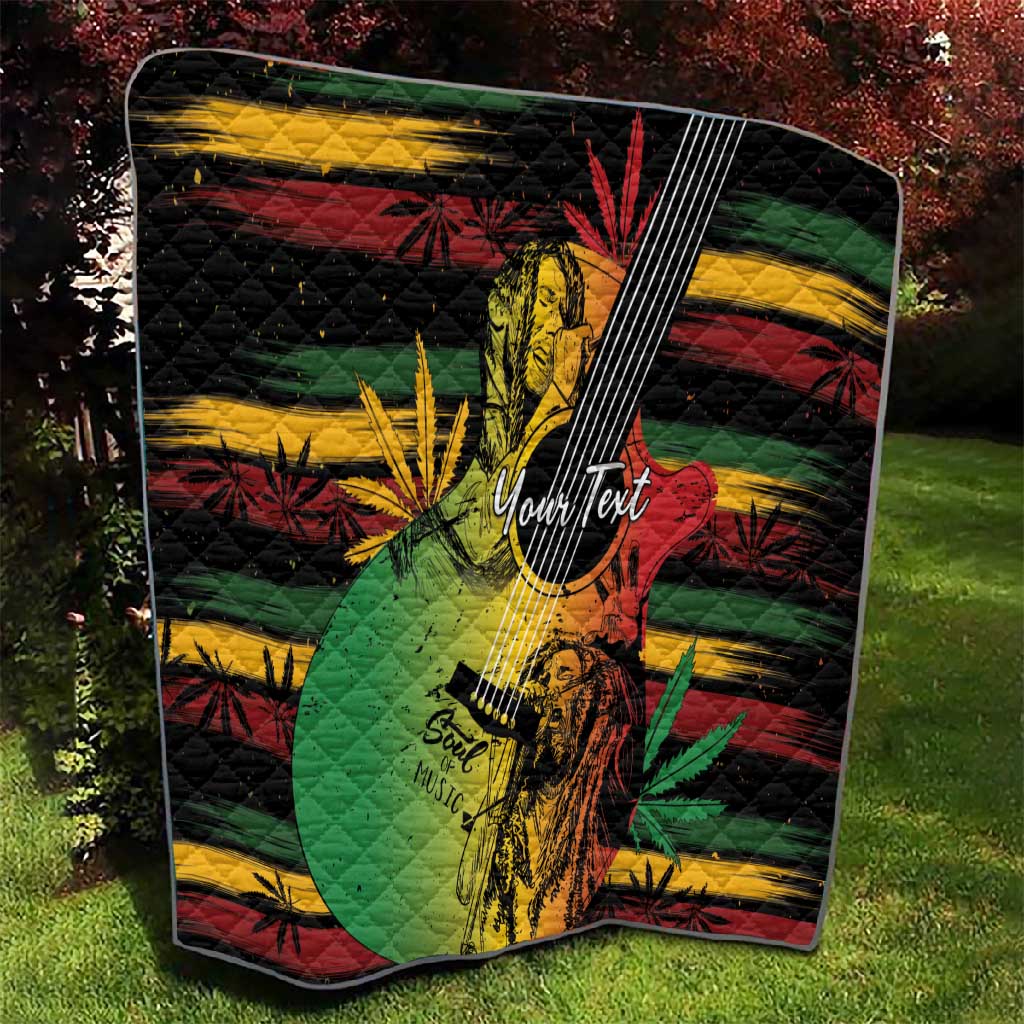 Personalised Afro Reggae Quilt Soul of Music Sketch Style LT7