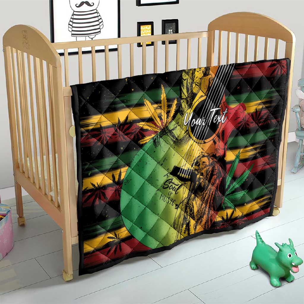Personalised Afro Reggae Quilt Soul of Music Sketch Style LT7