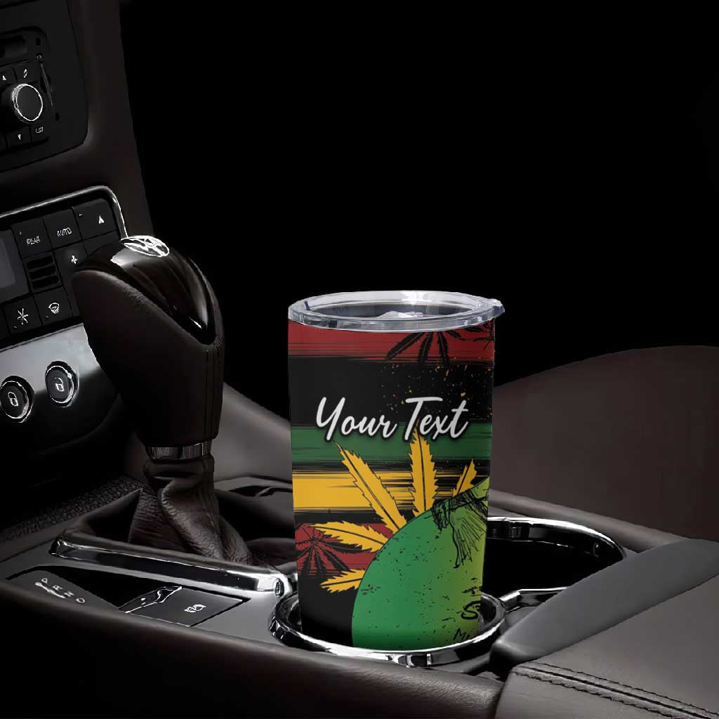 Personalised Afro Reggae Tumbler Cup Soul of Music Sketch Style LT7